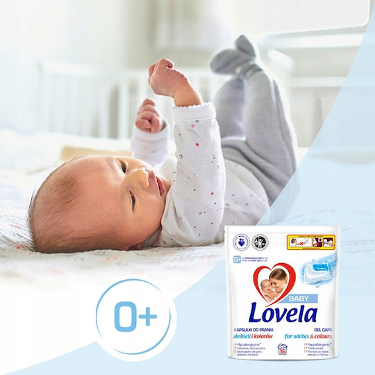 Reckitt Professional Baby Laundry Detergent for Sensitive and White Clothes 36 Capsules