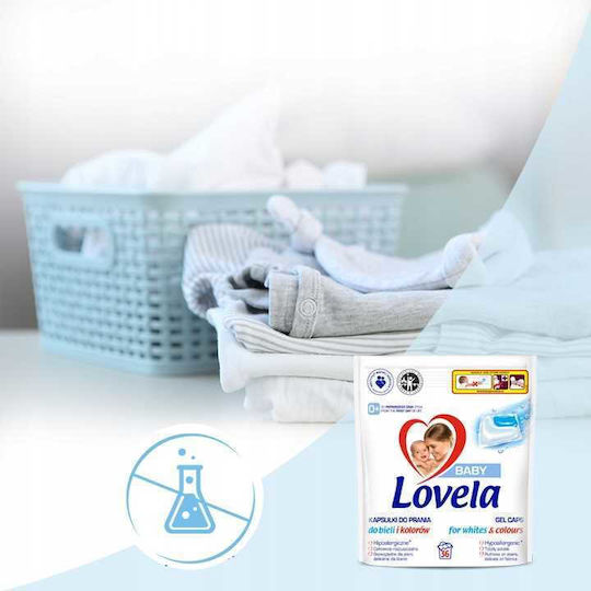 Reckitt Professional Baby Laundry Detergent for Sensitive and White Clothes 36 Capsules