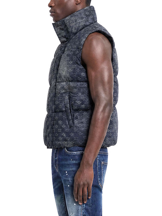 Sleeveless Denim Jacket Blue