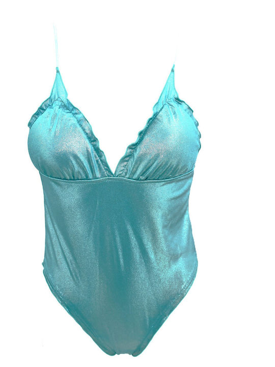 Women's One Piece Swimsuit Green K W1157
