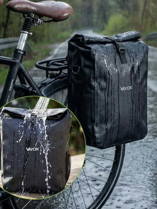 Vayox Bicycle Rack Bag 20l Black