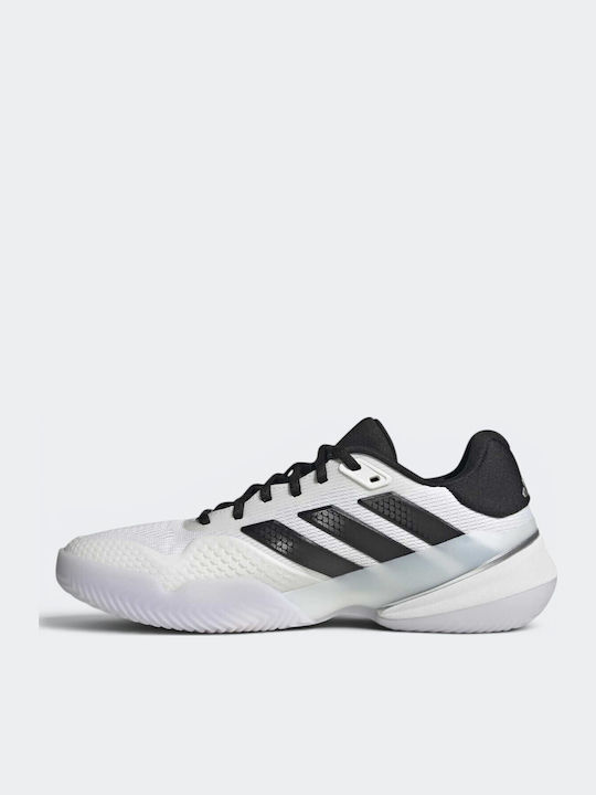 adidas Barricade Мъжки Обувки За Тенис За Глинени Игрища Бели