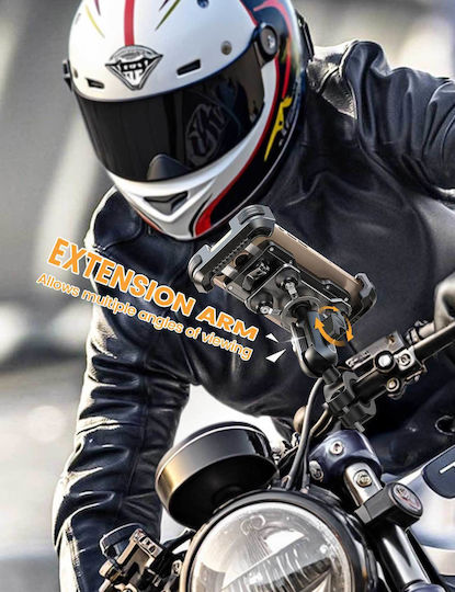 Lamicall Bcsp04 Anti-Vibration Phone Mount Handlebar Bicycle Metal Extension Arm