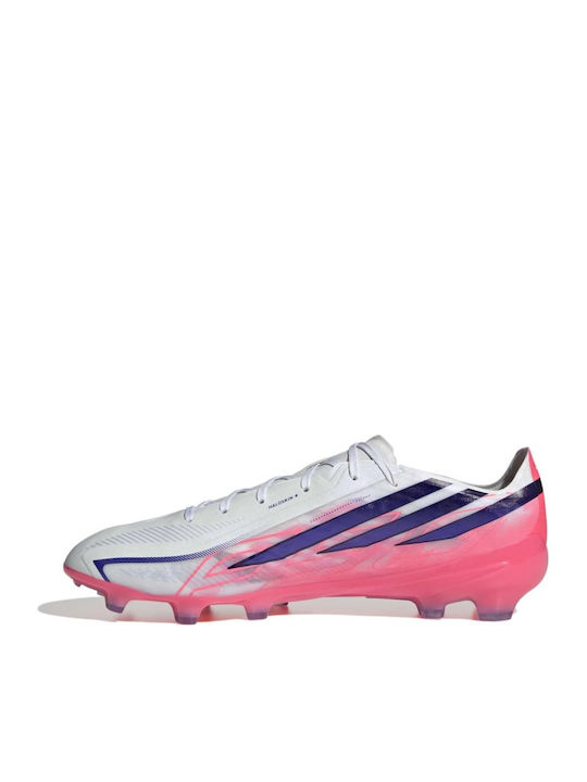 adidas F50 Hyperfast Pro FG Football Shoes with White Cleats