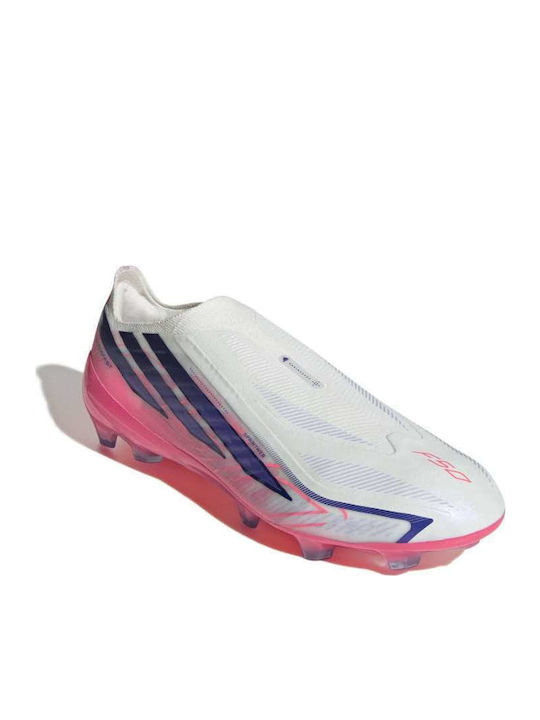 adidas F50 Hyperfast Pro LL FG Футболни Обувки с Бутони Бели