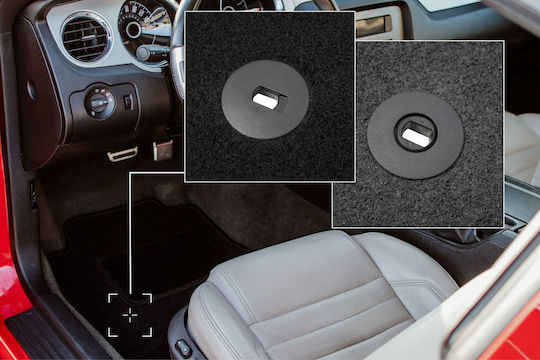 Black Driver Mat Hyundai Santa Fe Iv Suv 2018