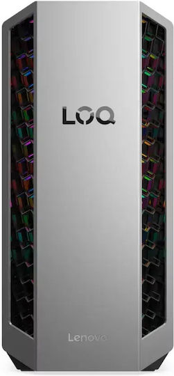 Lenovo Loq Tower 26ADR10 Настолен Компютър (Ryzen 7-8745HX/16GB DDR5/500GB SSD/W10 Pro)