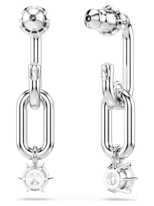 Swarovski Σκουλαρίκια Επιχρυσωμένα με Πέτρες