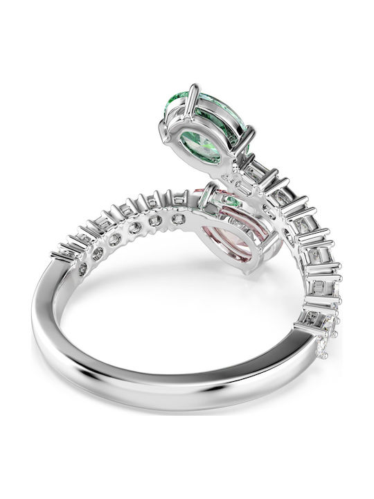 Swarovski Inel de Damă cu Pietre Placat cu Aur