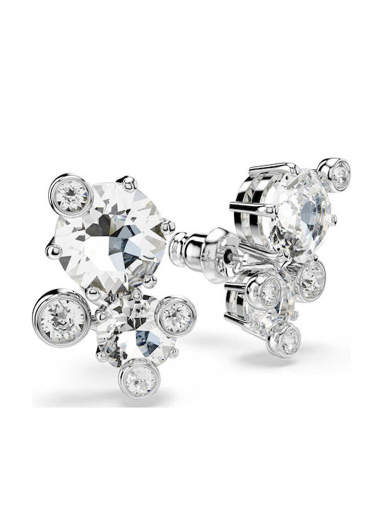 Swarovski Σκουλαρίκια Επιχρυσωμένα με Πέτρες
