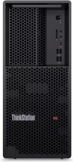 Lenovo ThinkStation P3 Tower Gen 2 Desktop PC (Ultra 9-285K/64GB DDR5/1TB SSD/W11 Pro) cu Tastatură (US)