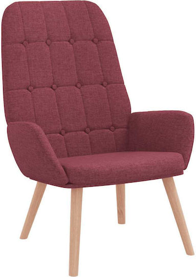 Scaun De Relaxare Relaxează-te Roșu 70x77x94cm Scaun De Relaxare Relaxează-te Roșu 70x77x94cm