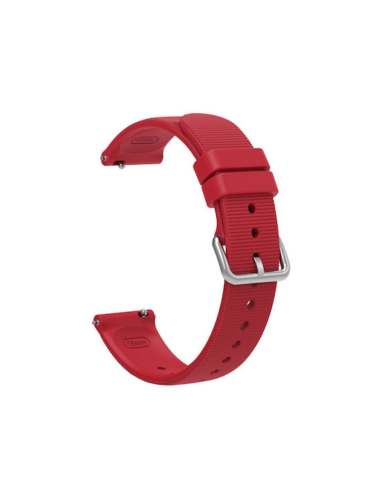 Λουράκι Xiaomi Watch S4 41mm Σιλικόνης Υφή Red