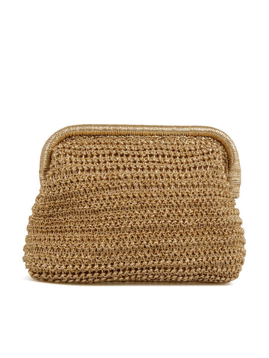 Straw Women's Handbag Gold
