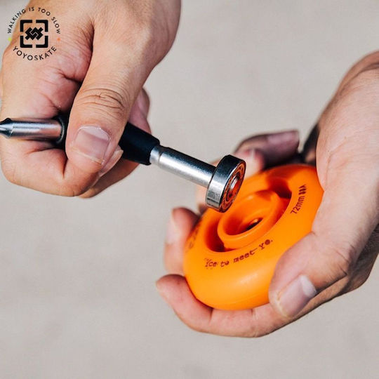 Yoyoskate 38.84030/SLV Wheels 1 Piece