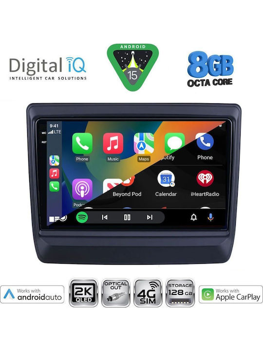 Digital IQ Car Audio System Isuzu D-Max 2020 Bluetooth USB WiFi GPS Apple CarPlay Android Auto with 9" Touch Screen