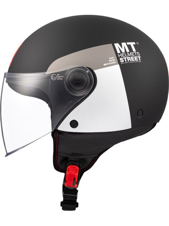 MT Inboard Street S D2 Matt Κράνος Μηχανής Jet ECE 22.06 950gr