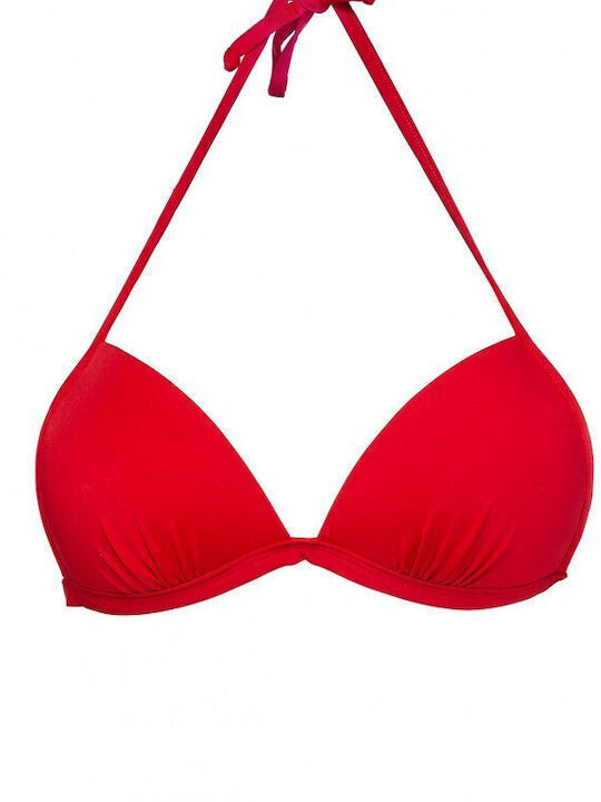 Bikini Τριγωνάκι B Cup με Ενίσχυση Κοραλι