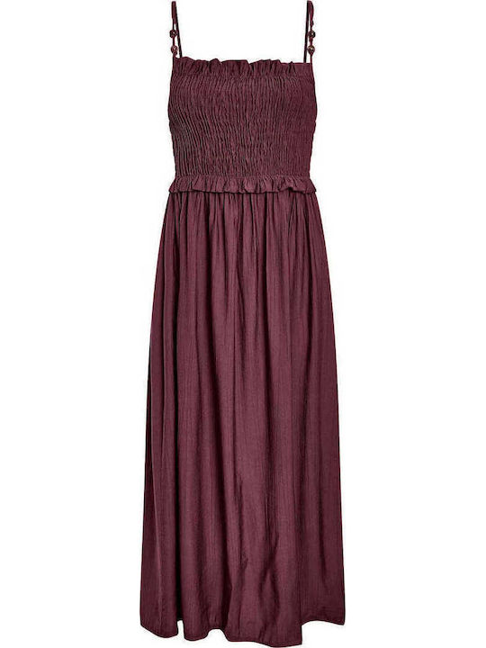 Celestino Women's Midi Dress Smocked Dark Purple