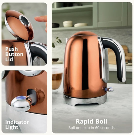 Swiss Haus Βραστήρας 1.7lt 2200W Χάλκινος