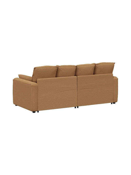 Διθέσιος Καναπές Μπεζ 224x105x64εκ.