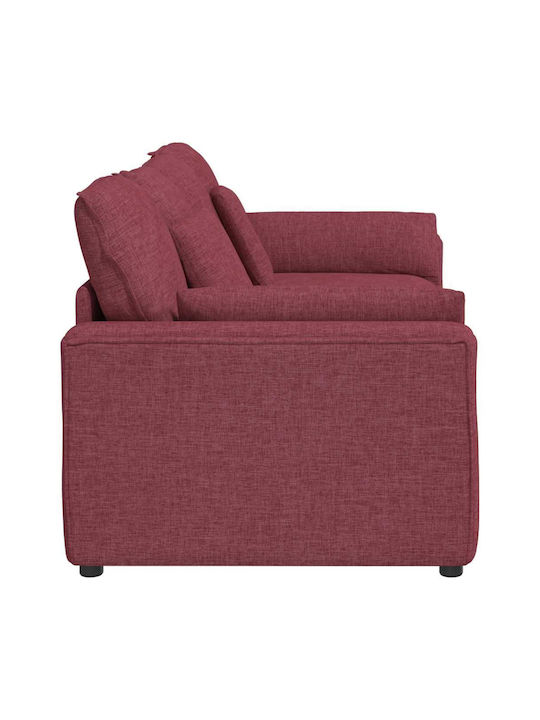 Doppelsitzer Sofa Rotes Wein 224x105x64cm