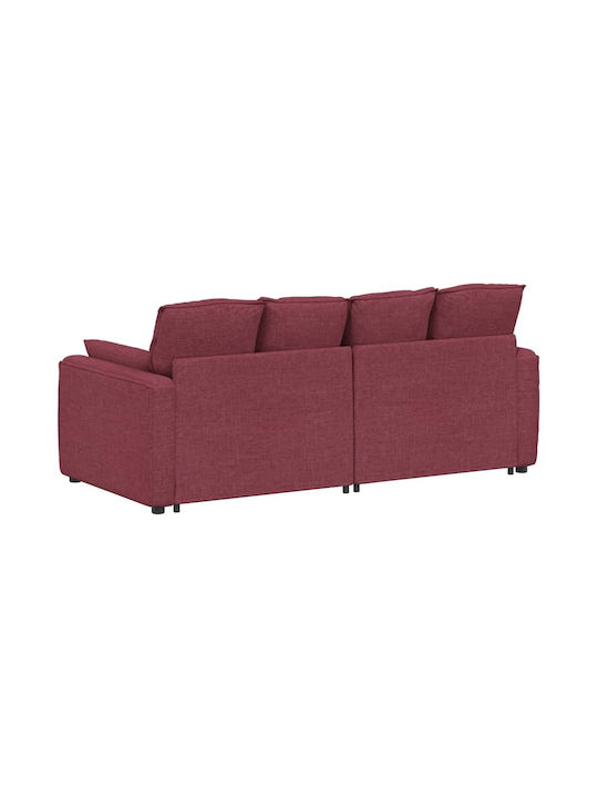 Doppelsitzer Sofa Rotes Wein 224x105x64cm