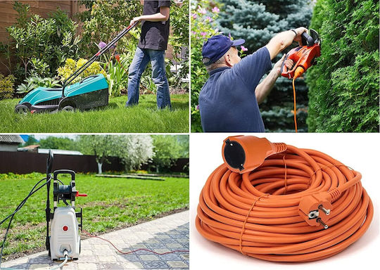 SGTT Cabluri de Prelungire Prelungitor Cablu cu Lungime 30m Diametru 3 x 1.5mm² și Împământare