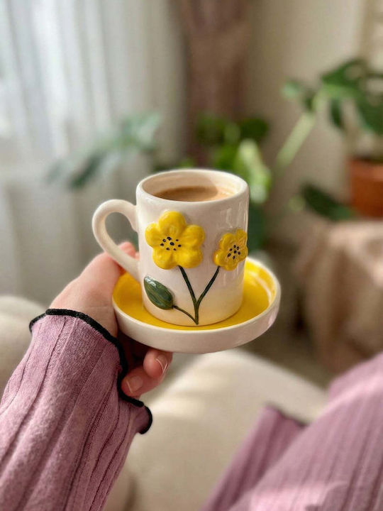 SteweHome SteweHome Set Tassen Kaffee Keramik Mehrfarbig 4 Stück