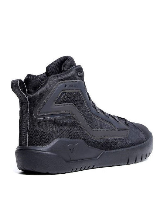 Dainese Urbactive Men's Leather Motorcycle Low Boots Gore-Tex Waterproof Black