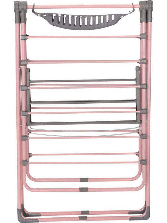 SteweHome Folding Floor Clothes Drying Rack from Metal