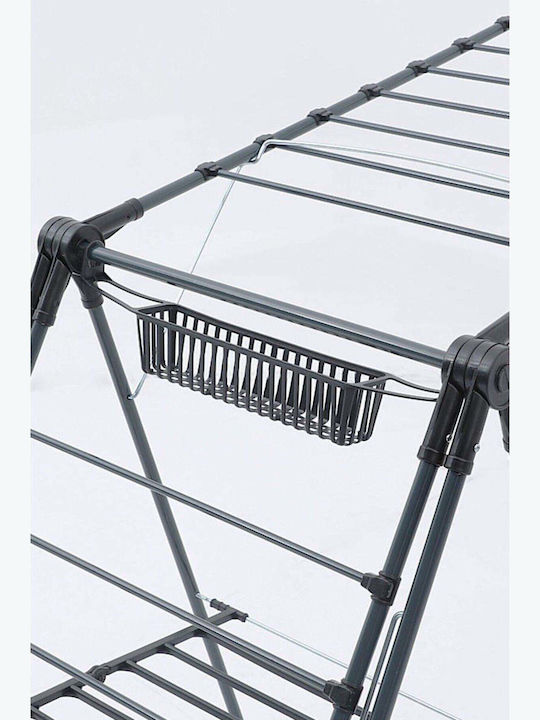 SteweHome Folding Floor Clothes Drying Rack from Metal