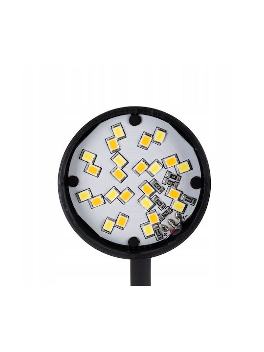 LED Iluminat de Birou cu Braț Flexibil în Culoare Neagră