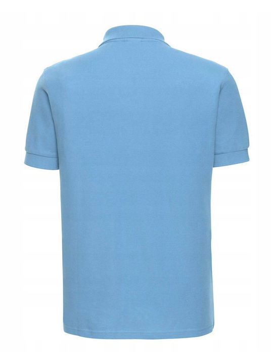 Russell Europe Tricou polo promoțional unisex Blue Sky