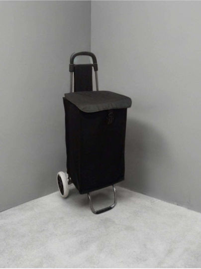 Текстилна Количка За Народния Пазар Черна 99x36x99cm