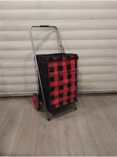 Stoff Einkaufswagen Rote 100x35x100cm