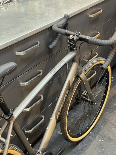 Ideal Funcore 28" Bicicletă Gravel Argintie cu Viteze