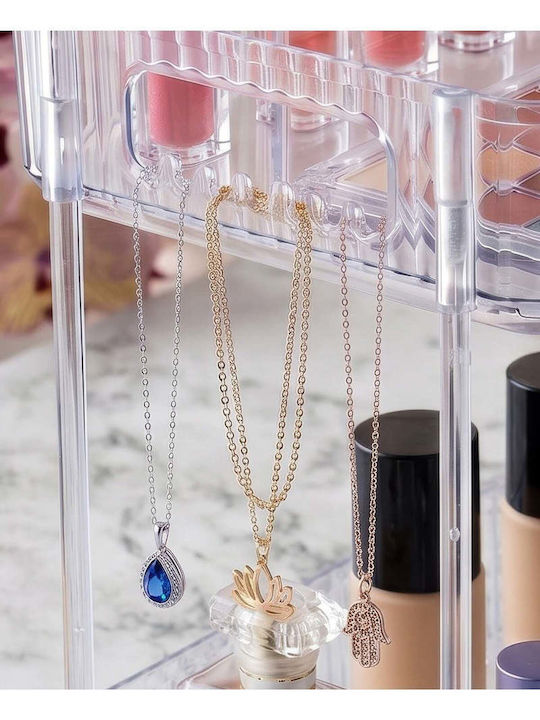 SteweHome Cârlig Pentru Bijuterii Din Plastic Transparent
