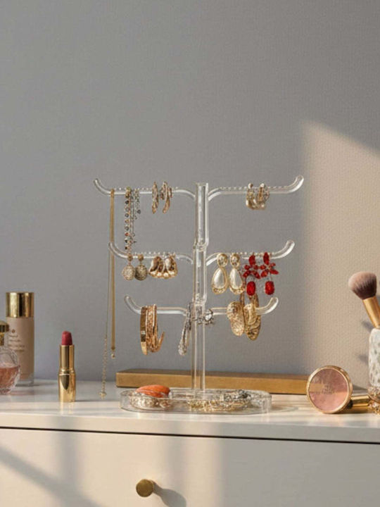 SteweHome Plastic Transparent Jewellery Hanger