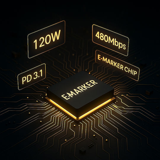 Co2 Cablu Usb-c Încărcare Rapidă Samsung Xiaomi Usb Type-c Pd 6a 120w 1m
