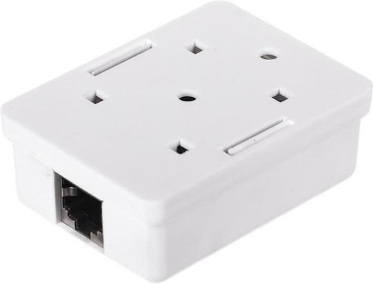 Netrack Surface-mount Socket Complete 1xrj45 8p8c Ftp Cat5e Lsa