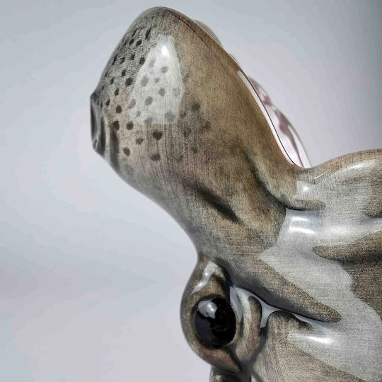 Donkey Decorative Glass Vase Hungry Hippos Grey