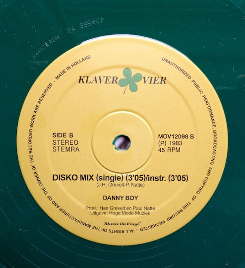 Danny Boy 3 Disko Mix Vinyl