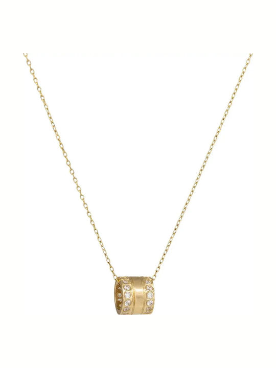 Vergoldete Halskette aus 14K Gold