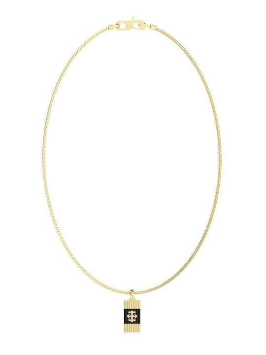Guess Κολιέ από Επιχρυσωμένο Ατσάλι Guess Κολιέ από Επιχρυσωμένο Ατσάλι