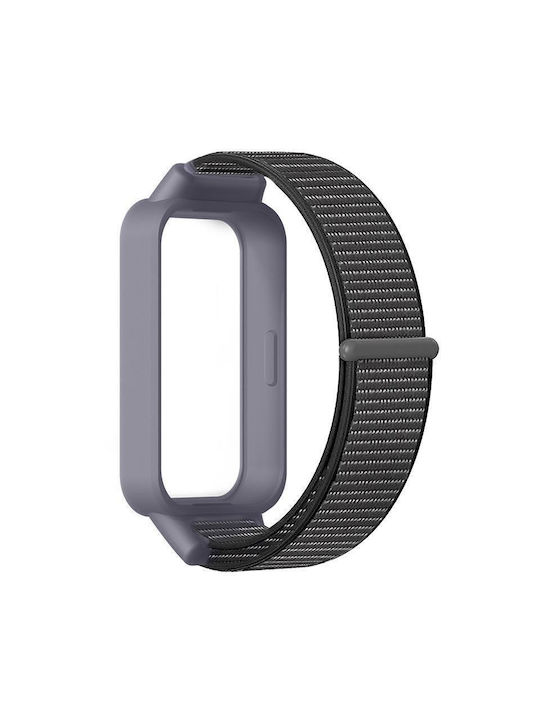 Λουράκι Xiaomi Smart Band 9 Active Redmi Band 3 Nylon Πλαστικό Κάλυμμα Gray Λουράκι Xiaomi Smart Band 9 Active Redmi Band 3 Nylon Πλαστικό Κάλυμμα Gray