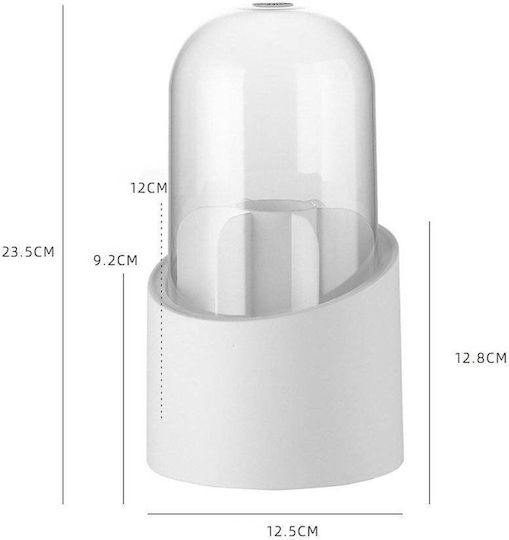 Stewehome Organizator Set Cosmetice Pensule Machiaj XL Plastic Turcoaz