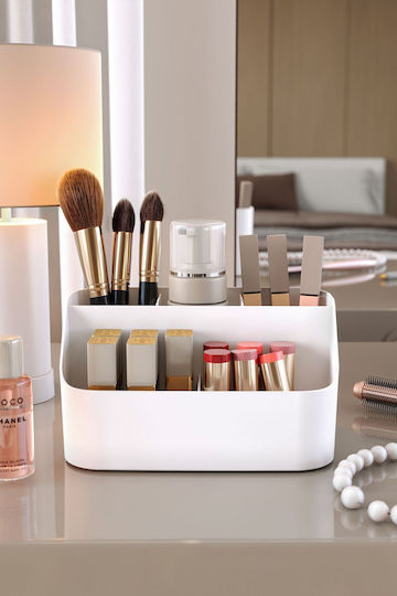 Stewehome Organizer Makeup Box Cosmetics Turquoise
