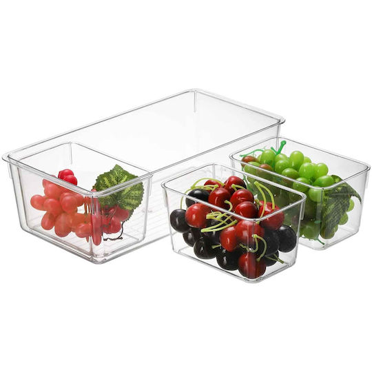 Kühlschrank-Aufbewahrungsbox mit 3 Trennwänden