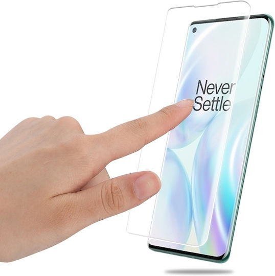 OnePlus 8 Pro Mocolo 9h 3d Vollflächige Gehärtetes Glas UV Displayschutzfolie